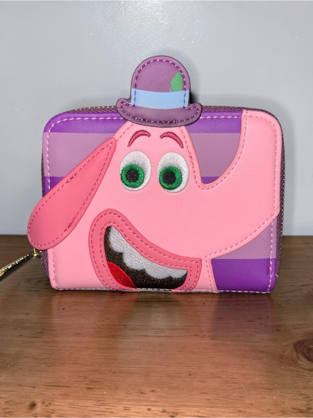 Loungefly Disney Pixar Inside Out Bing Bong Cosplay Zip Around Wallet